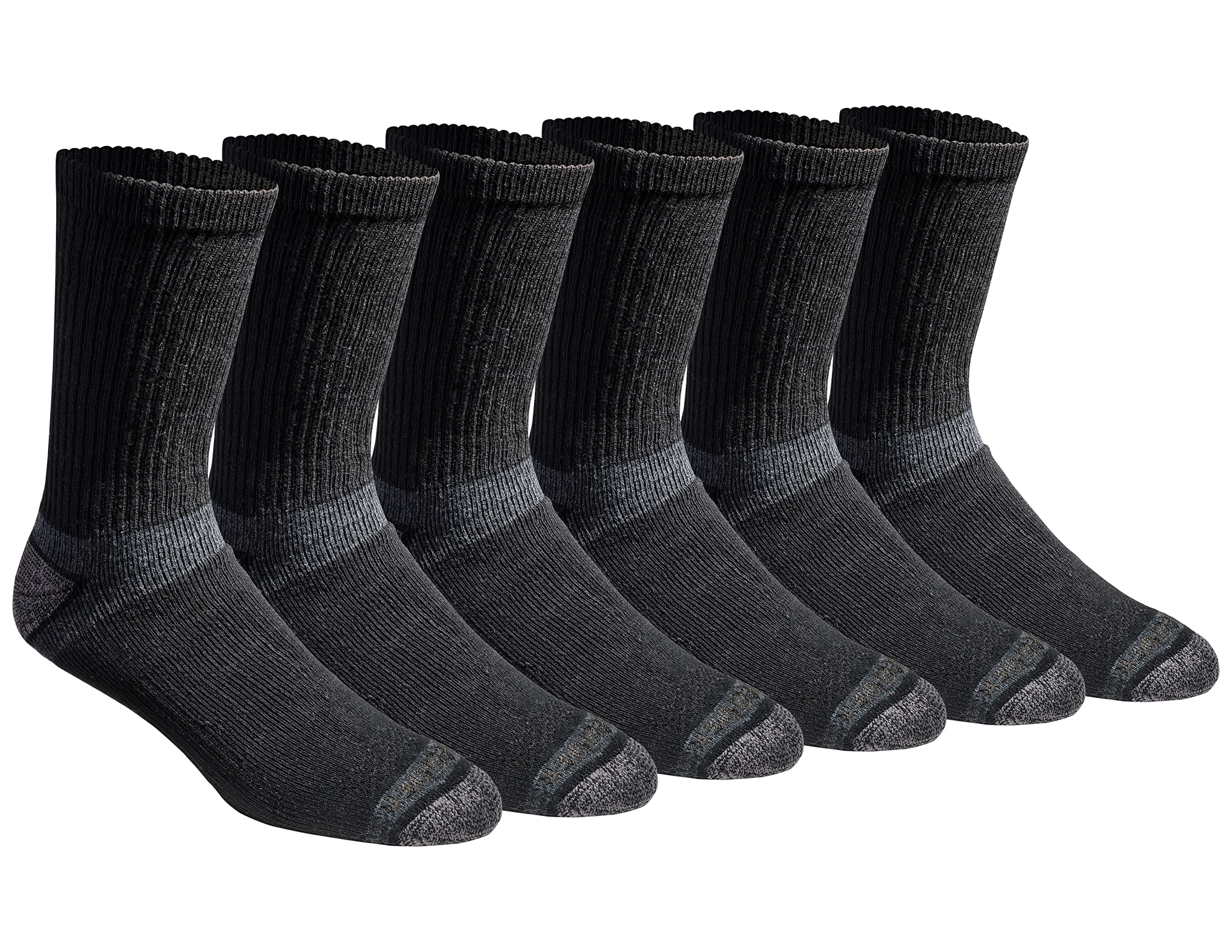 Eddie Bauer Men's Dura Dri Moisture Control 6-pair Crew Socks SOCKS (pack of 6)
