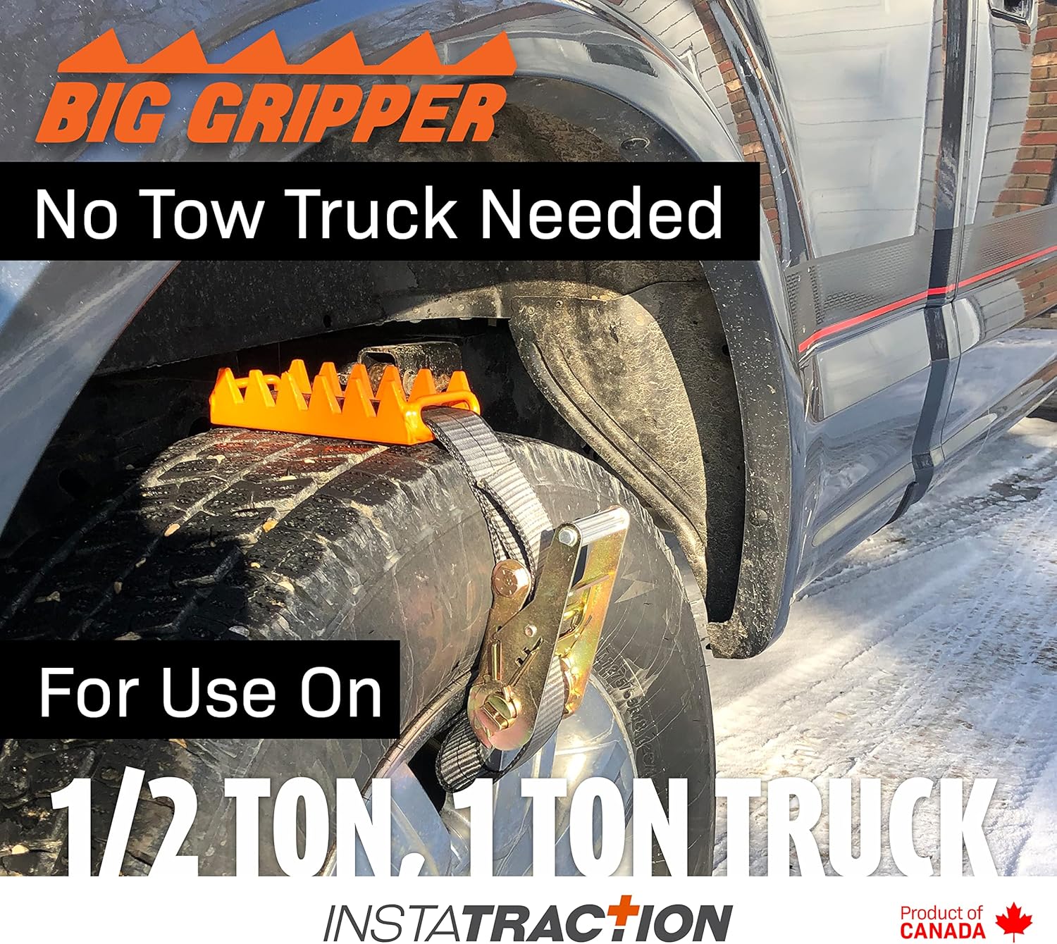 Offroad Snow Chains Alternative For SUV's, 1/2 Ton Trucks, 1 Ton Trucks Easy Setup Mud, Ice & Snow Chain For Vehicle Emergency Kit 2 Piece Set