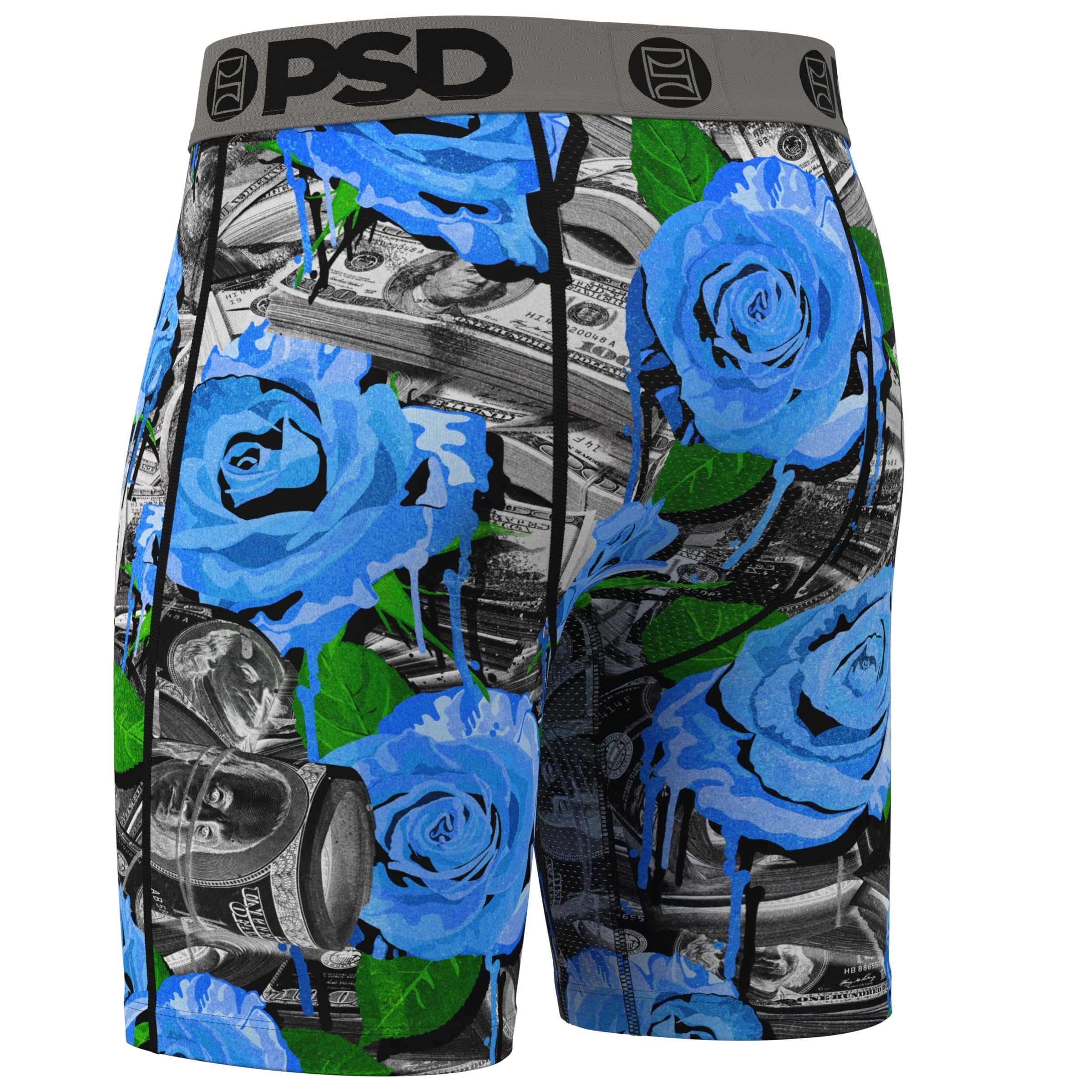 PSD | Boxer da Uomo Get Lucky | Design Sportivo con Tasca Traspirante in microrete | Tessuto Elasticizzato in Quattro direzioni | Cuciture Piatte
