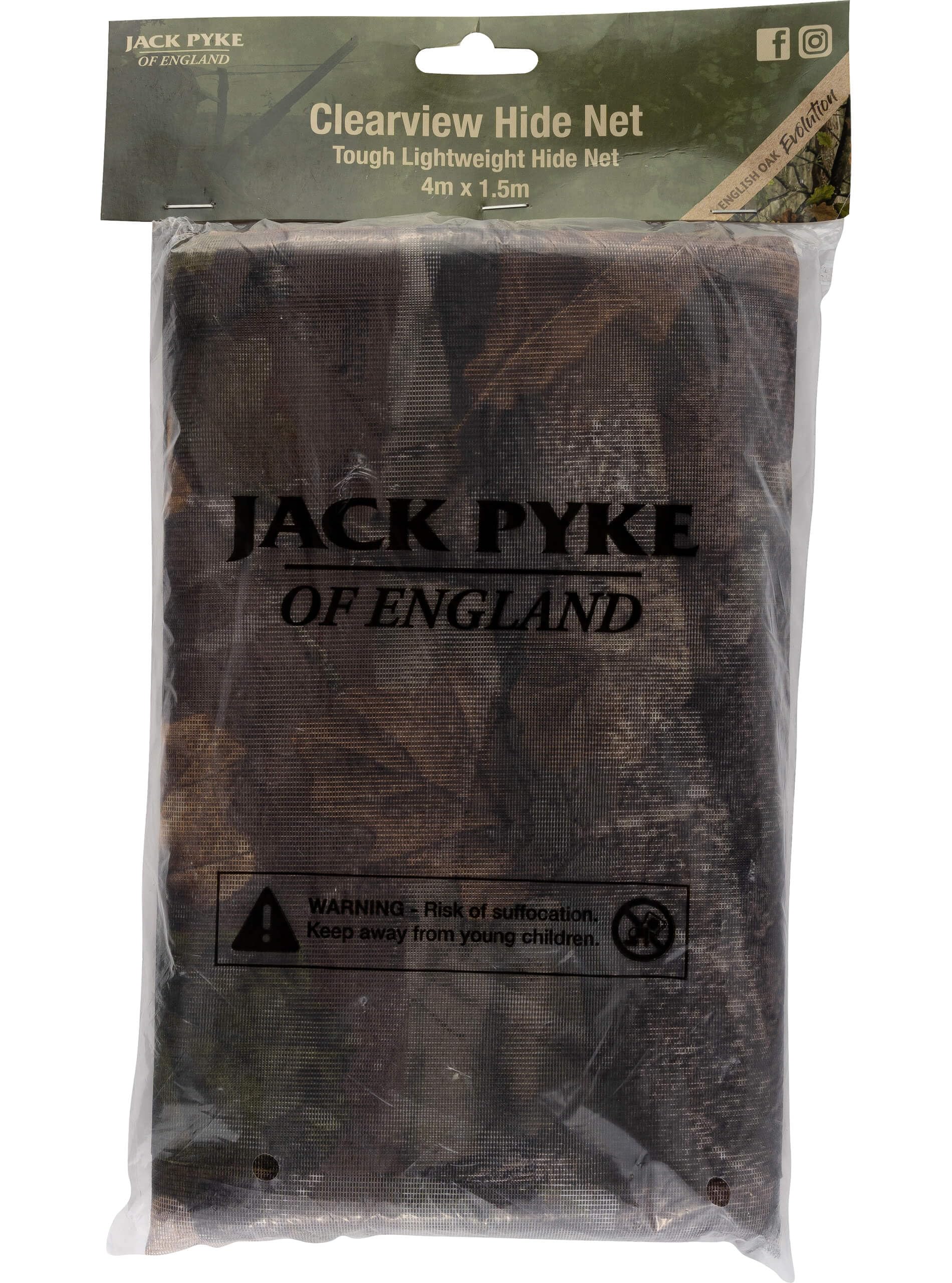JACK PYKE Clearview Verstecknetz, 4 x 1,5 m, 398,8 x 150 cm