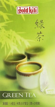 Gold Kili Authentic Green Tea, 20-Count