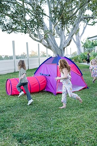 Miniatura 5 de Pacific Play Tents 20433 Hide Me Berry Cute Tent + Tunnel Combo 58" x 58" x 46"