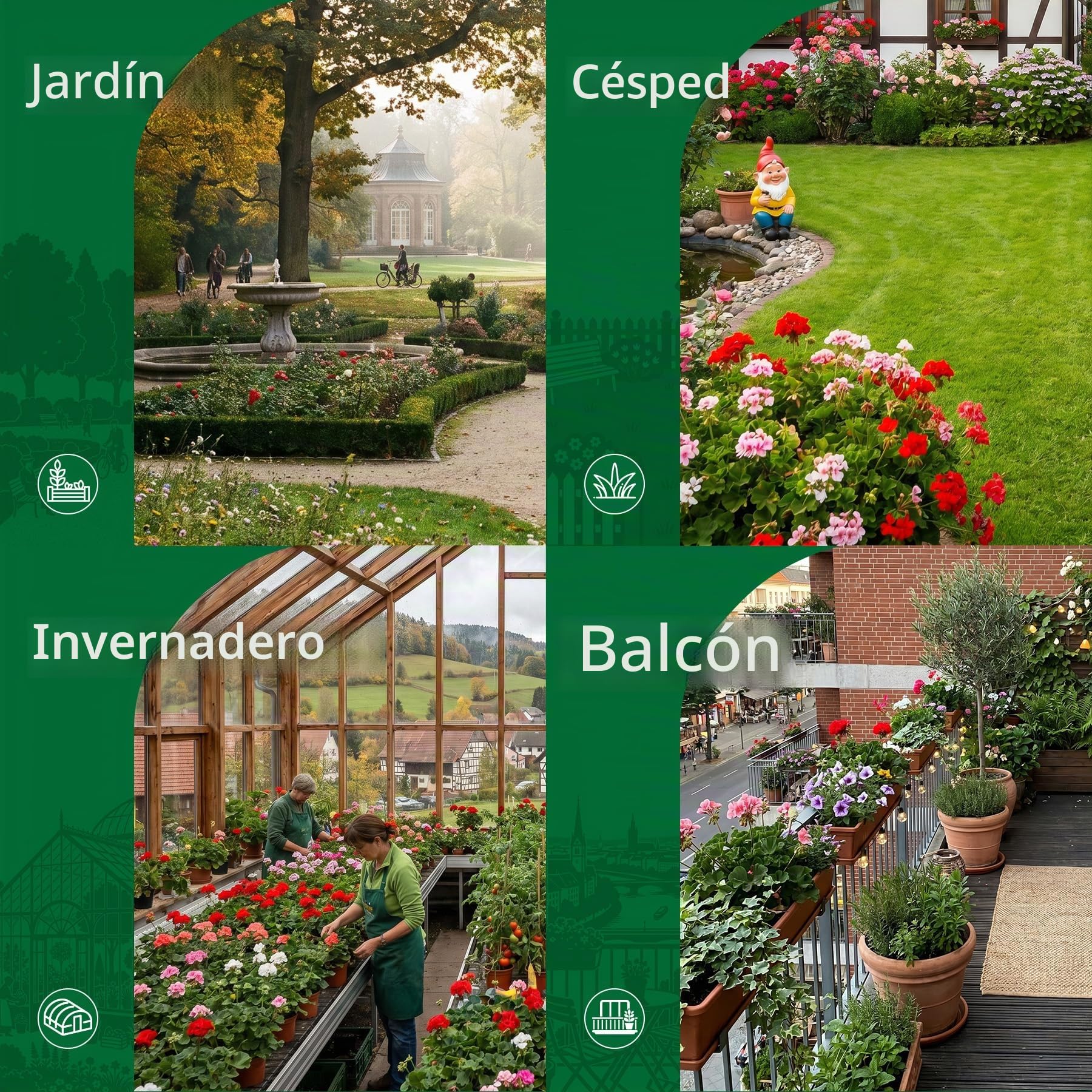 Riego por Goteo Solar para Jardín con Controlador, Recargable Sistema de Riego por Goteo 132 Modos Kit Riego por Goteo para Jardín, Balcón, Invernadero, Césped