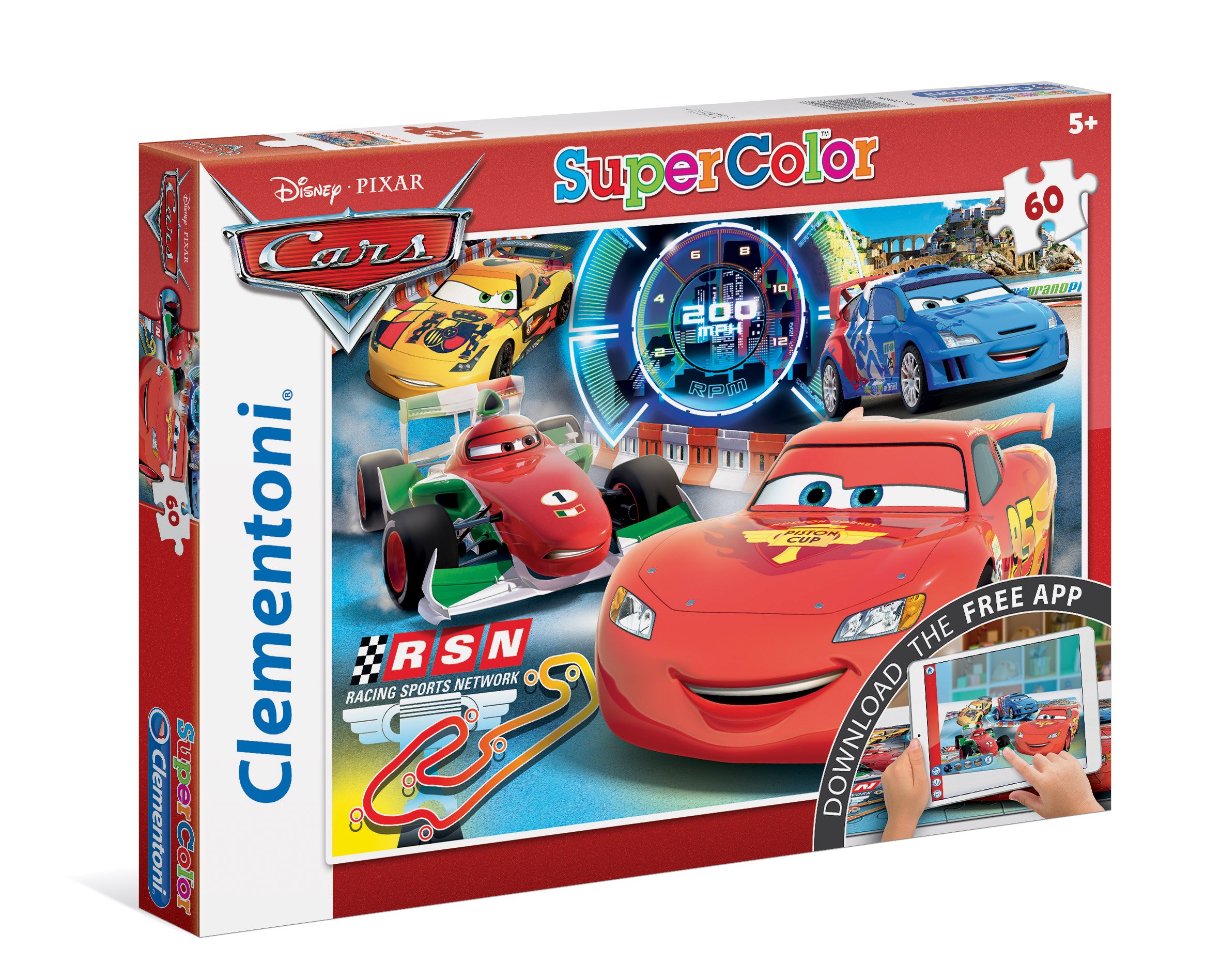 Puzzle Cars Clementoni-08401 60 Teile Puzzle Disney - Cars - Planet'Puzzles