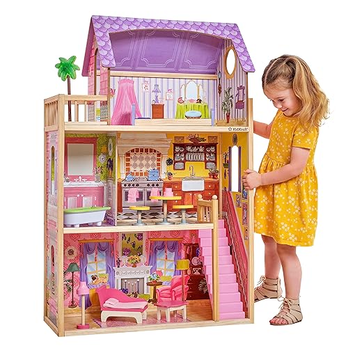 KidKraft Maison de Poupée en Bois Kayla incluant Accessoires et