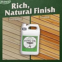 Vista 8 de HOPE'S Aceite Tung 100% puro, seguro para alimentos, acabado de madera natural impermeable de alta calidad y sellador para proyectos de interiores