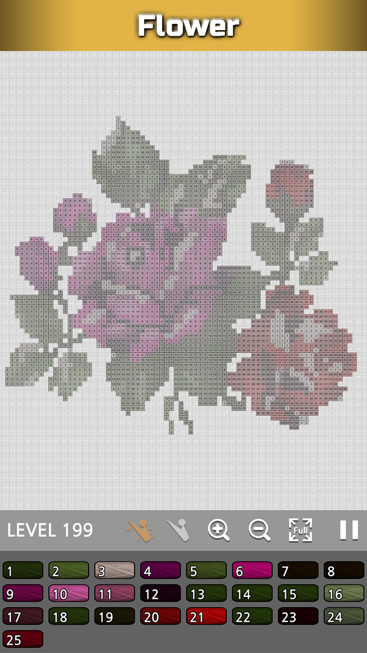 Crossstitch Coloring App on Amazon Appstore
