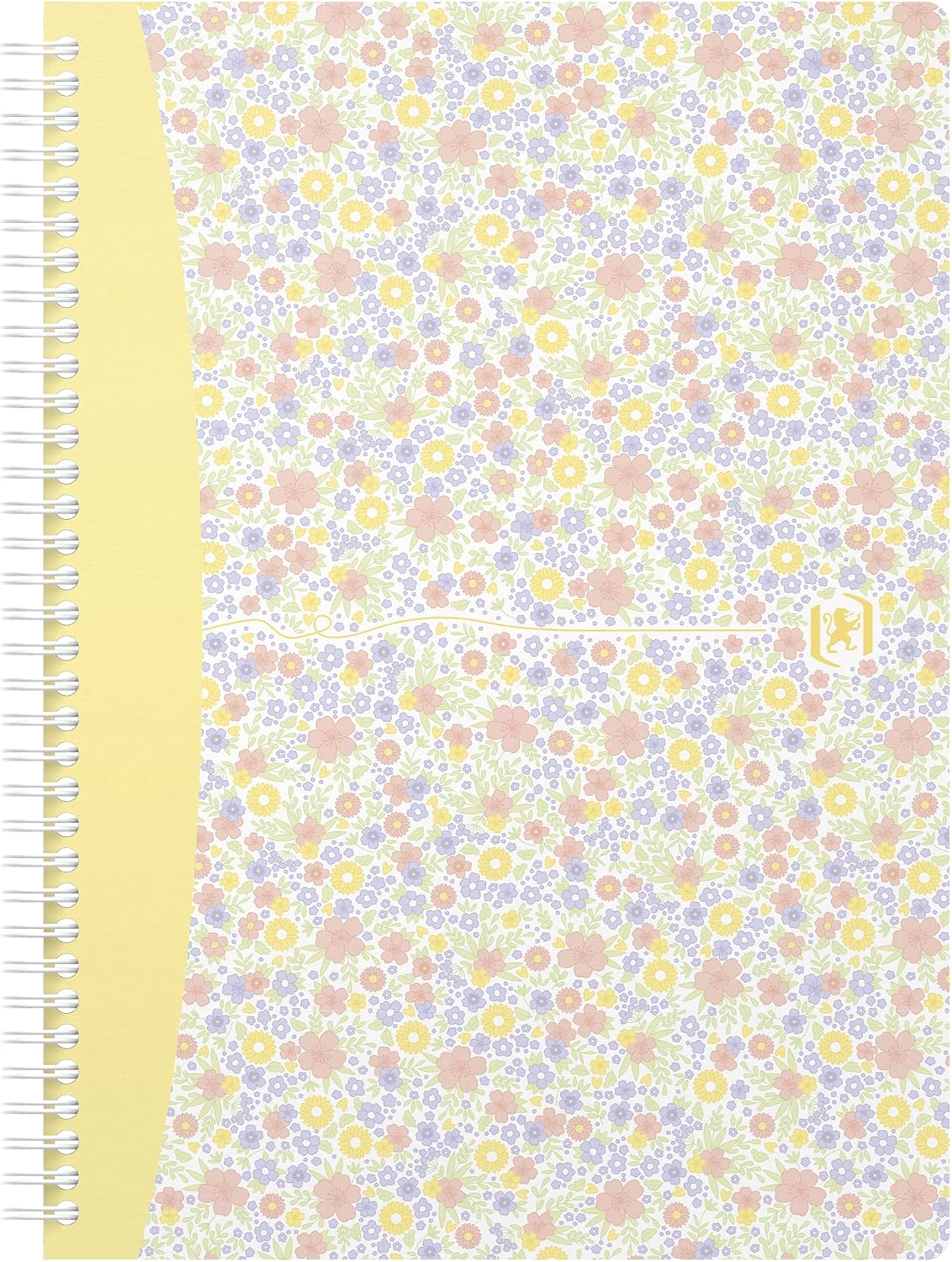 Oxford Spiral Notebook B5 Floral Squared 120 Pages Soft Cover 4 Designs (Pack of 5)