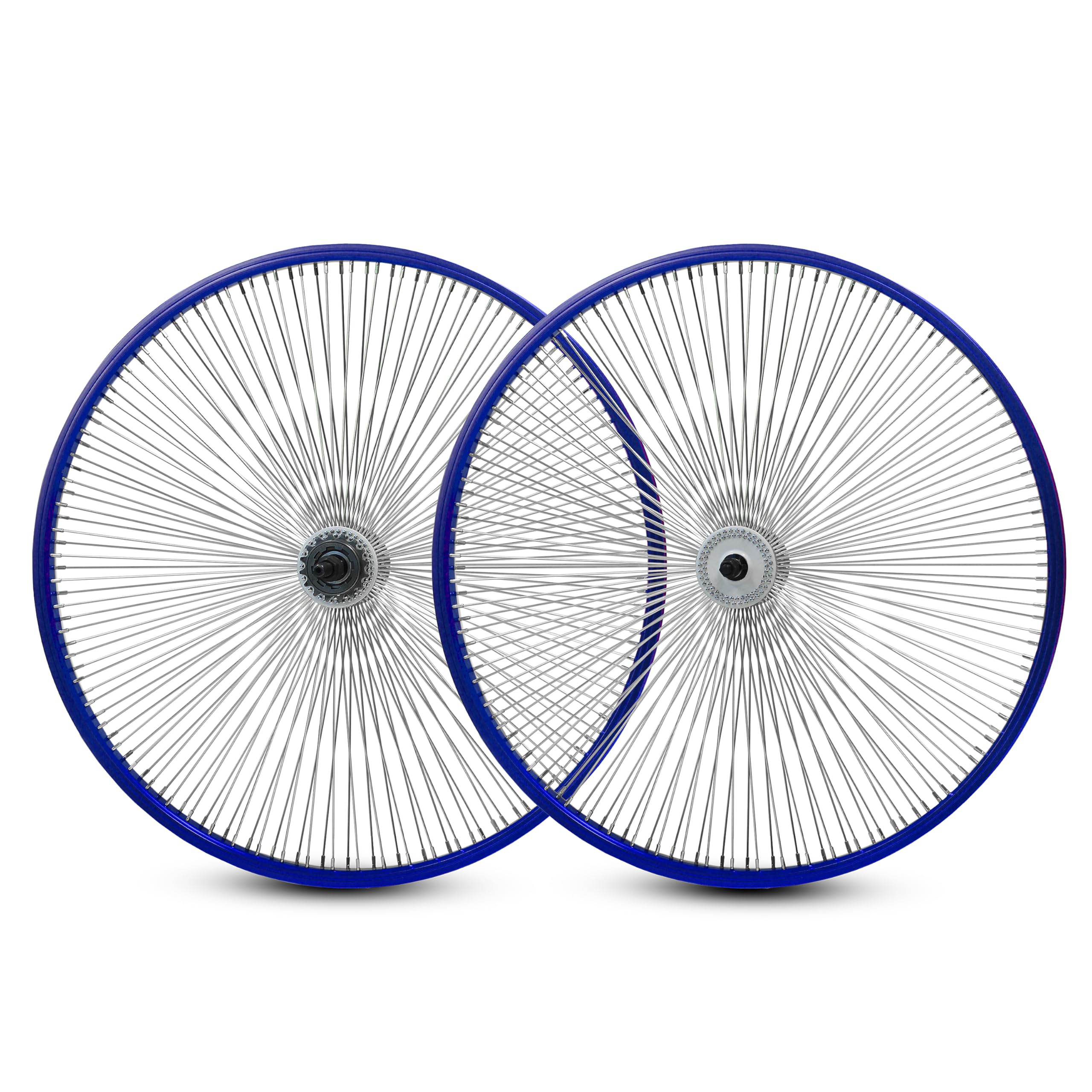 Throne Cycles Wheelset – 29” & XL 27.5” in Regular and 144 Styles. Some Have a disc hub Setup, While Others are Designed for V-Brakes. (Kobalt Blue, 29