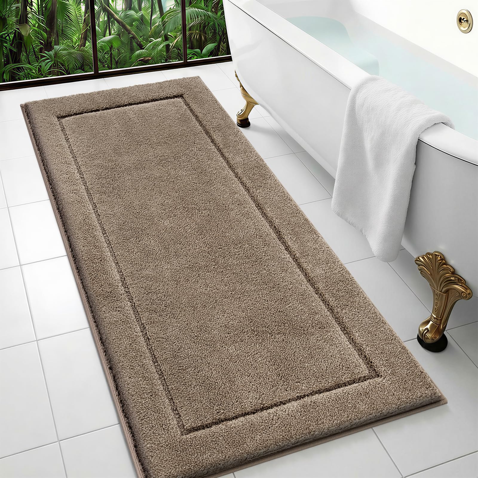 Photo 1 of ***STOCK PHOTO FOR REFERENCE ONLY***DOMUSTEX Bathroom Rug 24" x 60" Runner
