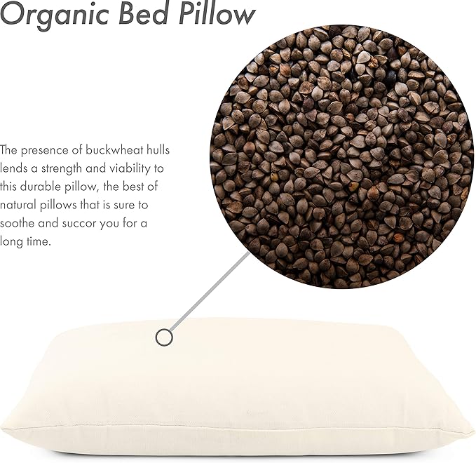 Almohada Buckwheat Ajustable Tamaño X-Large con Cierre miniatura 6