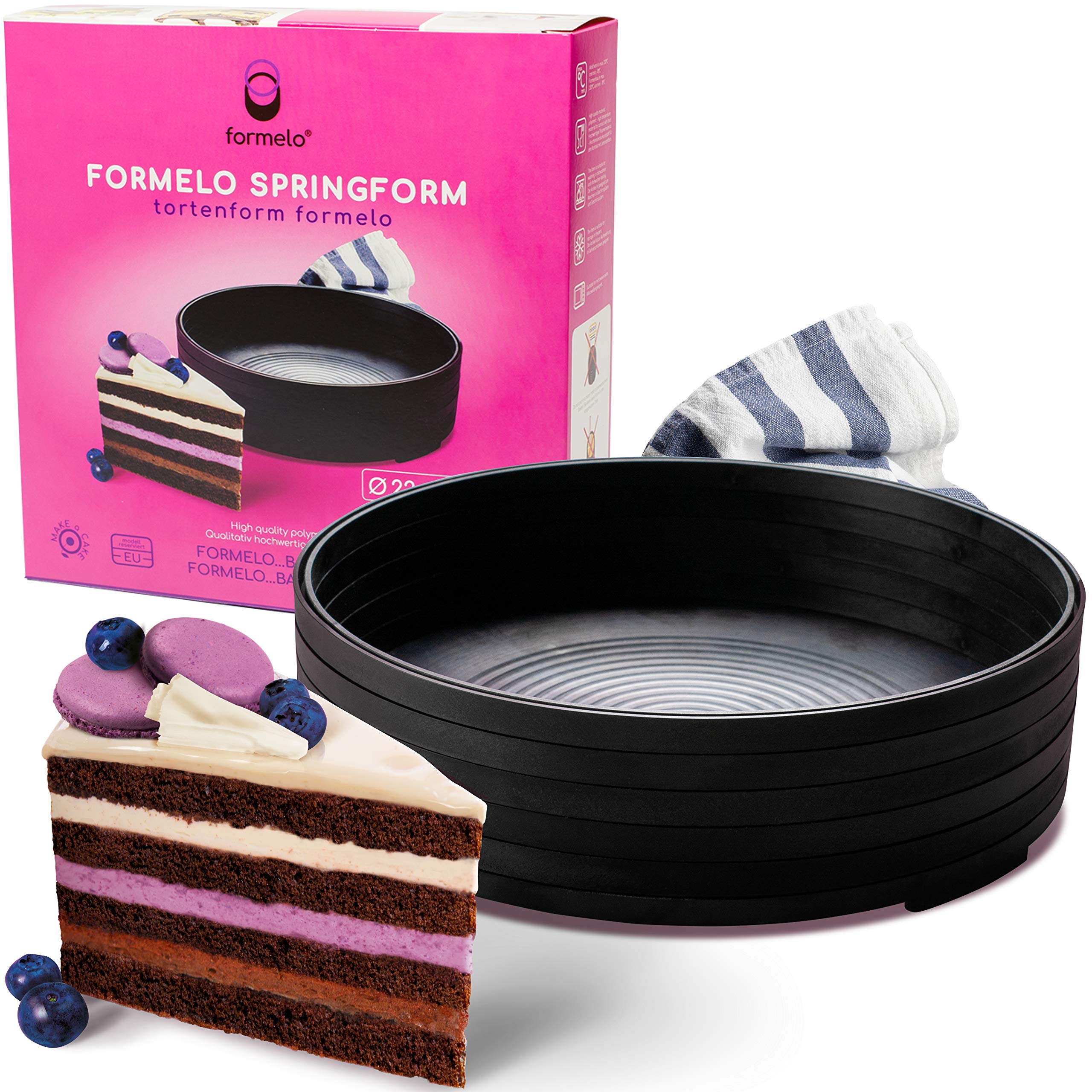 Buy Formelo Cake Tins Kitchen Craft Kit. 3 in 1 Cake Leveller Cutter