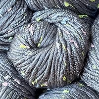 Vista 25 de KnitPal Tweed Twinkles - Hilo con motas para mantas de punto y ganchillo para bebés, 8 madejas, 696 yardas/14.11 onzas, peinado ligero n.° 3