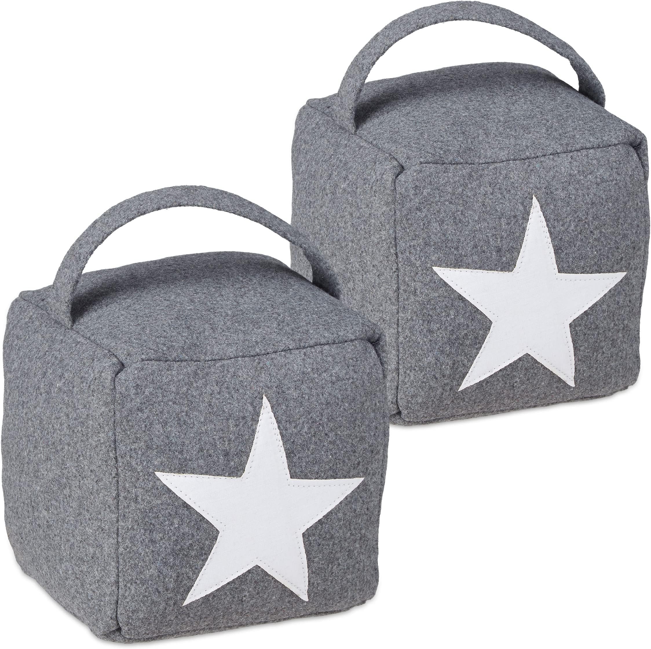 Produktbild von Türstopper Stoff Türpuffer Kinderzimmer Türsack Grün 1 Kg