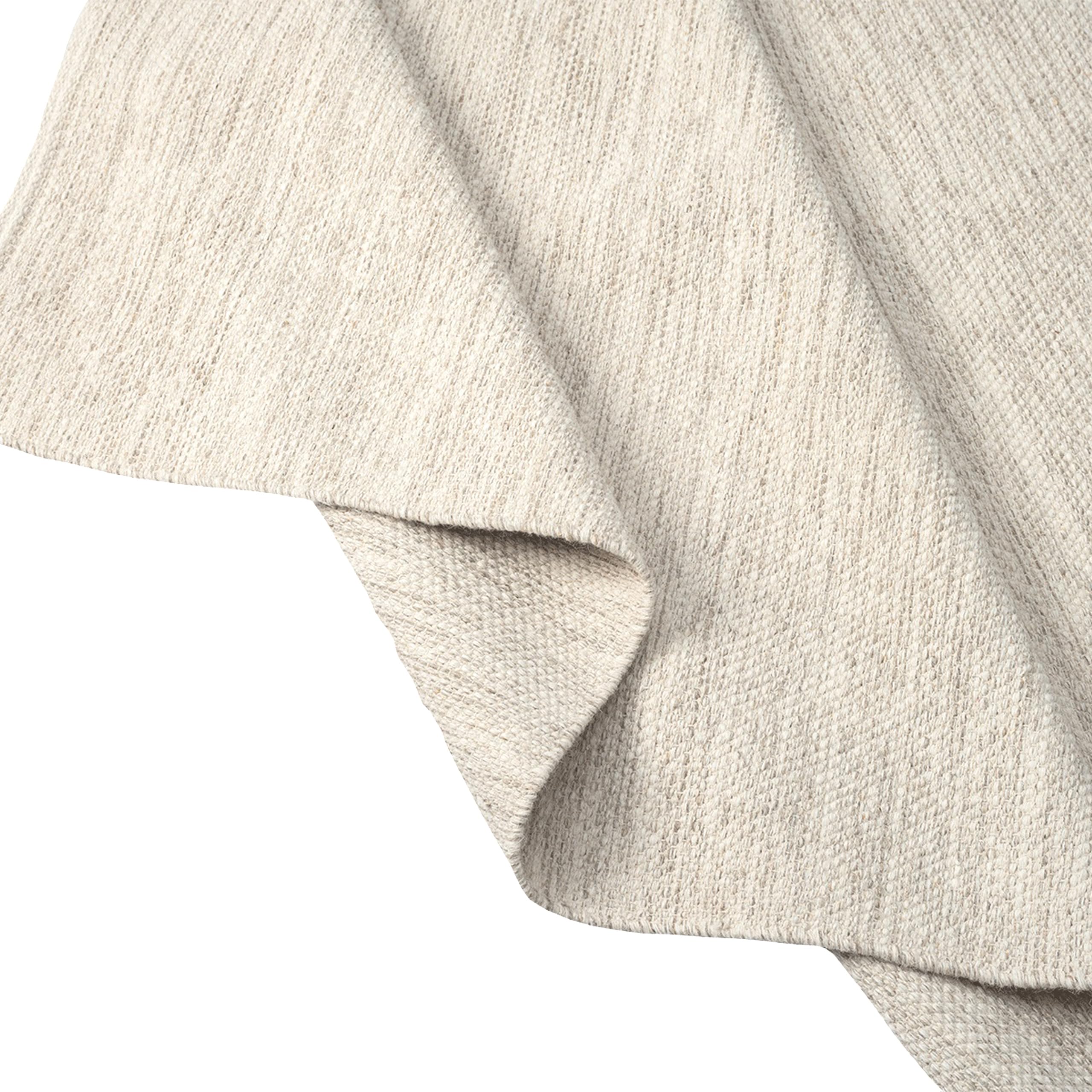 Teppich-Traum Handgemachter Wollteppich Uni Esszimmer robust modern 160 x 230 m