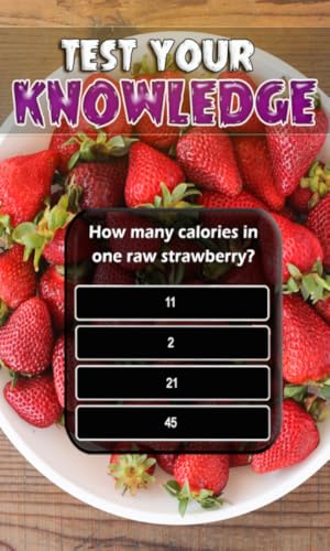 Calories In Food Quiz Chefs Cooking Trivia