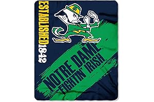 Notre Dame Blanket and Throw: Northwest Officially Licensed Fleece