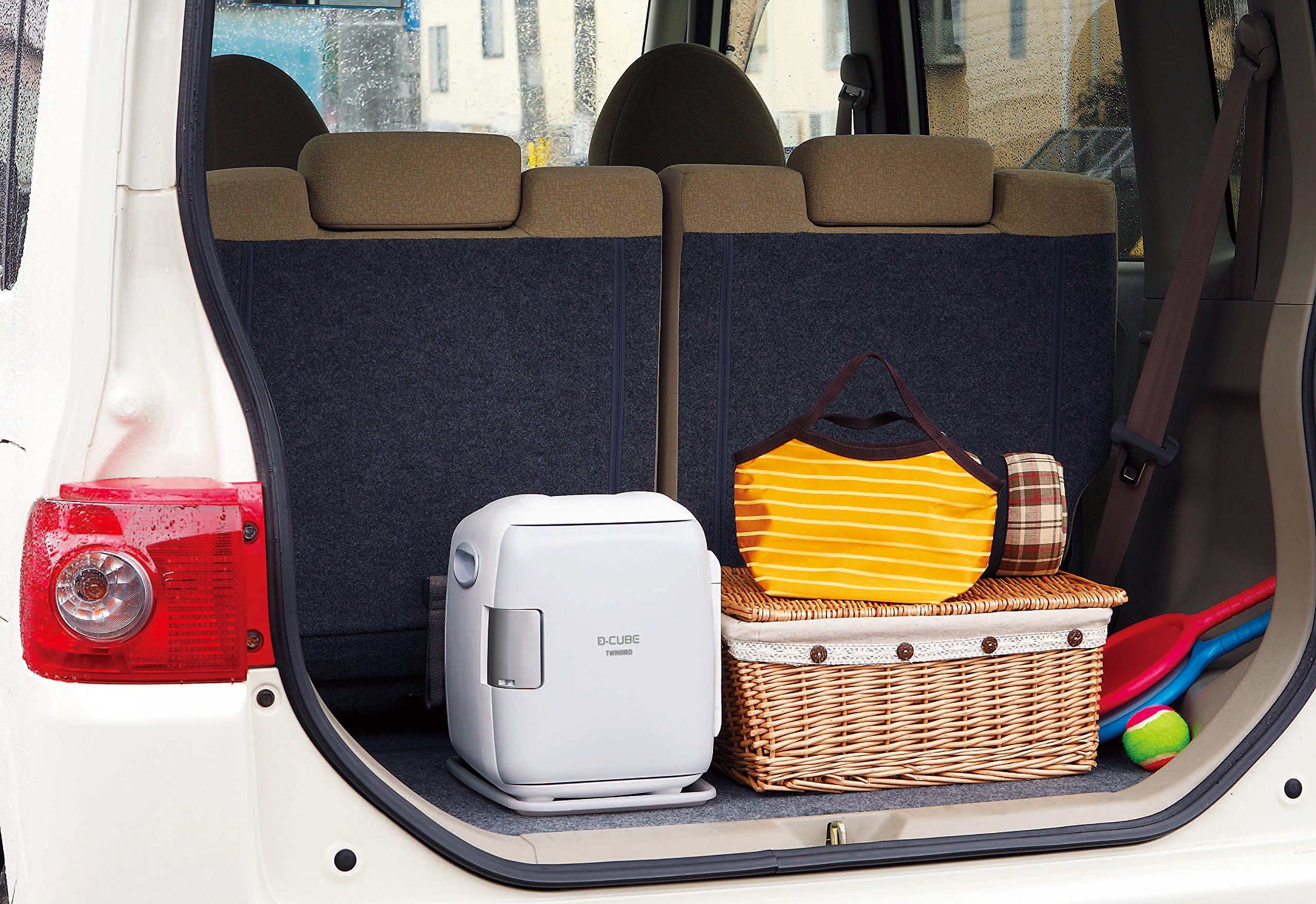 TWINBIRD 2 Powered Compact Electronic Cold Insulation Box D-Cube S Gray HR-DB06GY