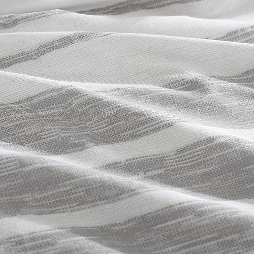 Miniatura 10 de Kenneth Cole New York - Juego de funda de edredón tamaño King, ropa de cama reversible de algodón con fundas a juego, decoración moderna del hogar