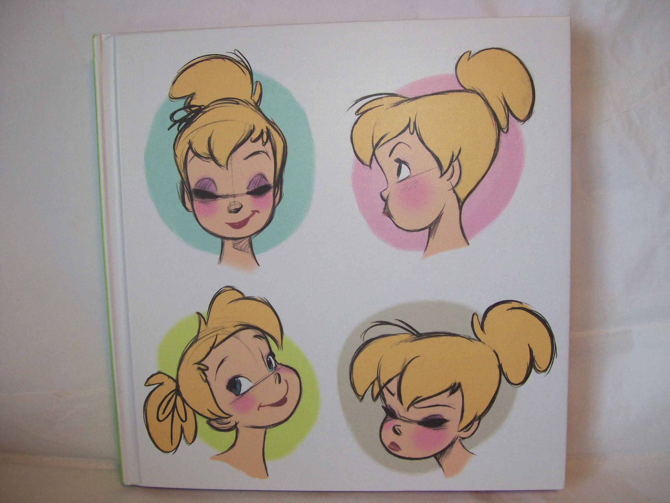 Journal fée Clochette Disney carnet de notes avec intercalaires et pochette de rangement - 4