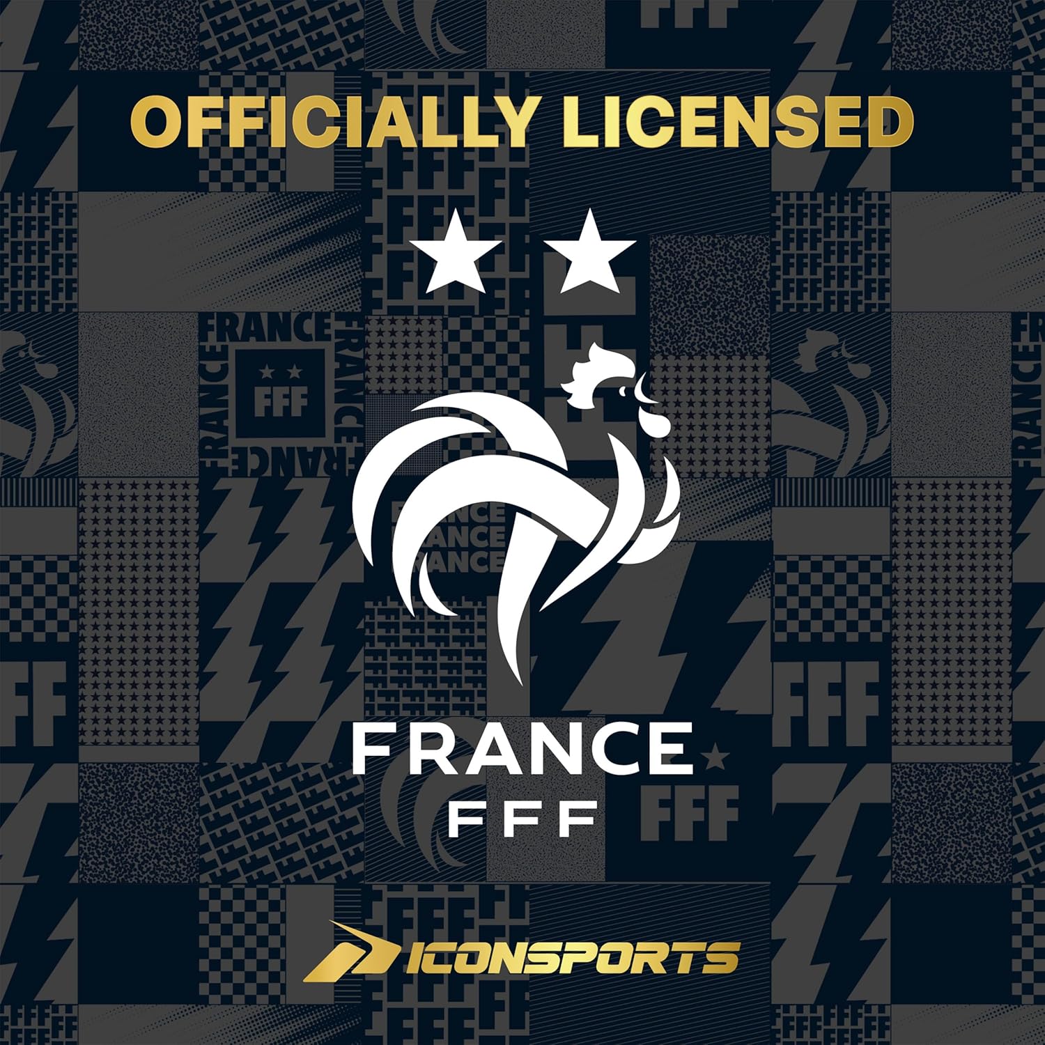 Icon Sports Officially Licensed French Football Federation Scarf - Unisex Adult - Image 4