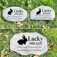 Vista 9 de Zatanmulo Piedra conmemorativa personalizada para mascotas, piedra conmemorativa de jardín personalizada, lápida de perro, lápida de gato, placa
