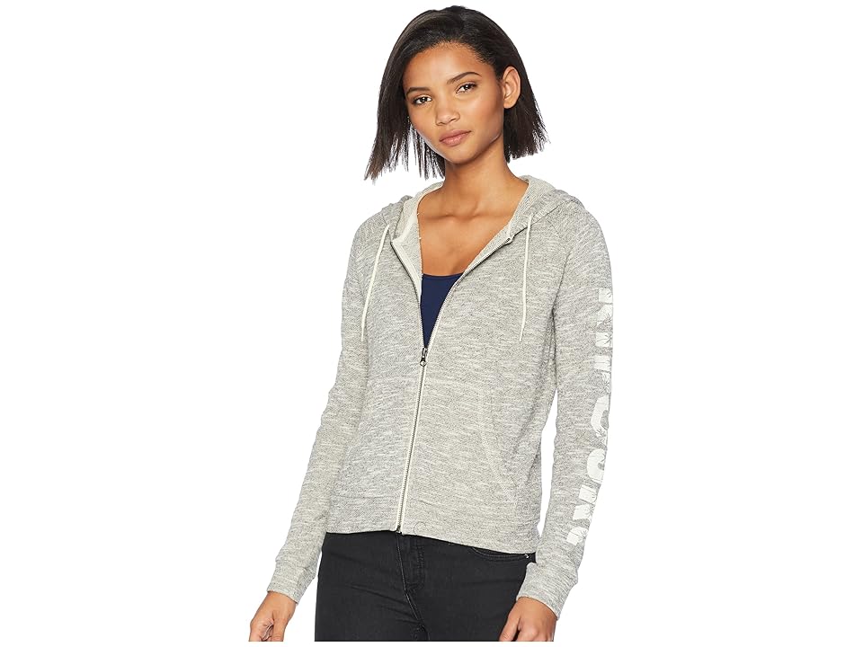 

Rip Curl Paradise Dreams Zip-Up (Dark Grey) Women's Clothing, Gray