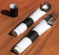 Vista 2 de Servilleteros de papel - autoadhesivos (500, negro)