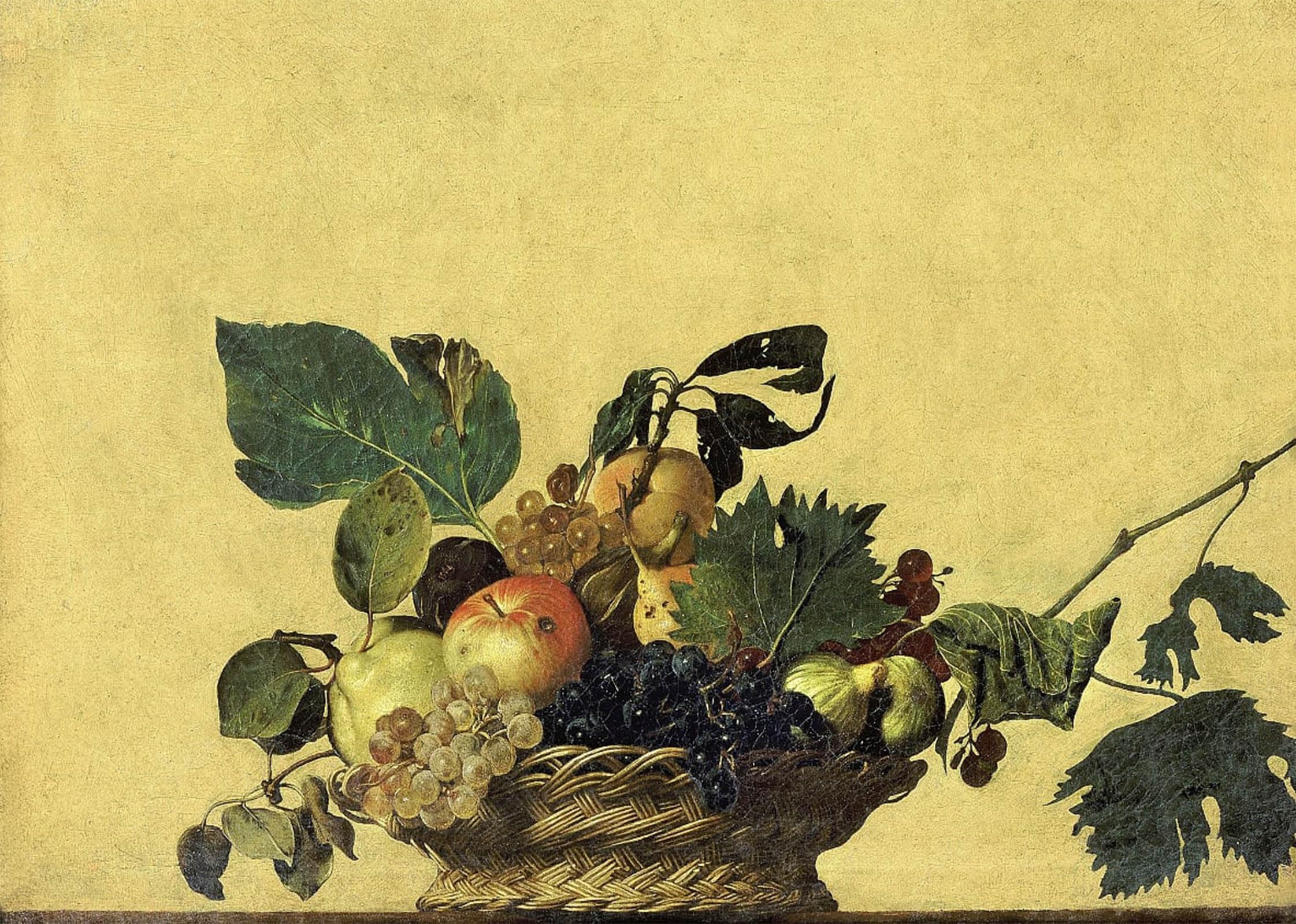 Artophiiu No Frame Abstract Art Picture Art Print Poster Painting For Wall Basket Of Fruit By Merisi Caravaggio Painting On Canvas For Home Decor 60X90cm