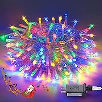 Vista 18 de JMEXSUSS 200 luces LED de Halloween para el aire libre, 66 pies, luces moradas y naranjas para decoraciones de Halloween, para interiores