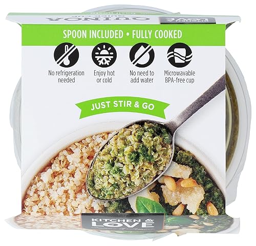 Miniatura 5 de Cucina & Amore Comida RTE de quinua, pesto de albahaca, 7.9 onzas