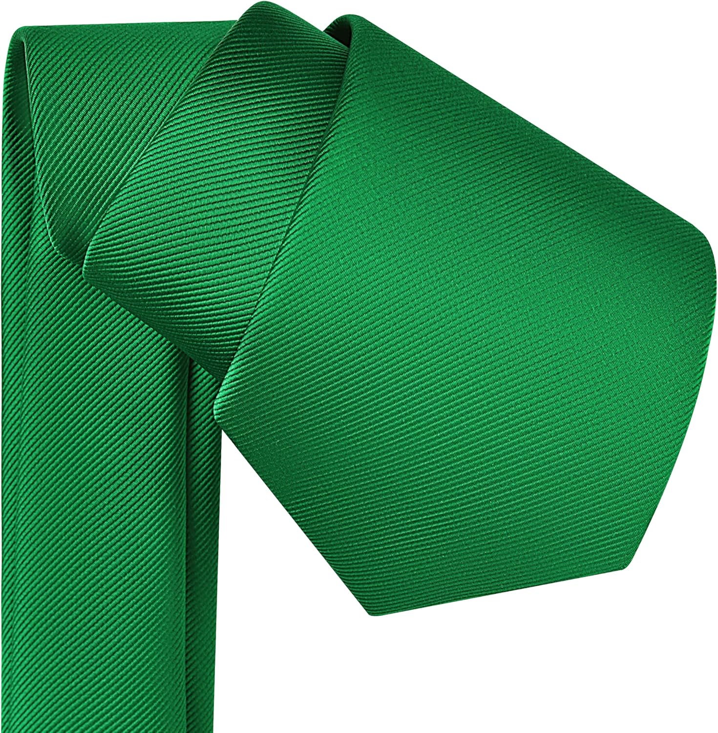 Branduce 63'' XL Tie Mens Extra Long Solid Woven Necktie for Men Big and Tall + Gift Box - Image 3