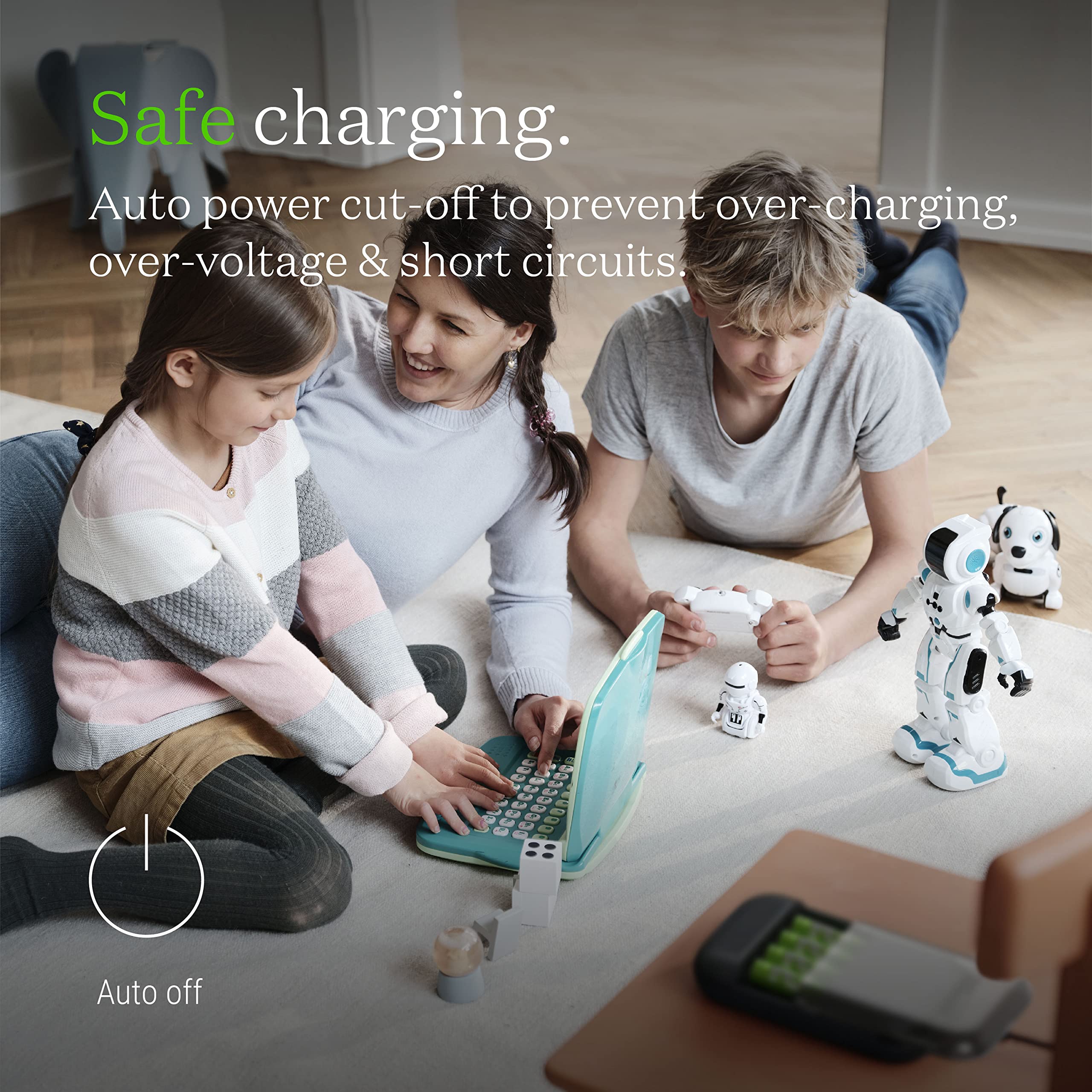GP El cargador ReCyko Charge 10 Ultra Fast es el cargador de batería recargable NiMH más rápido del mundo, negro