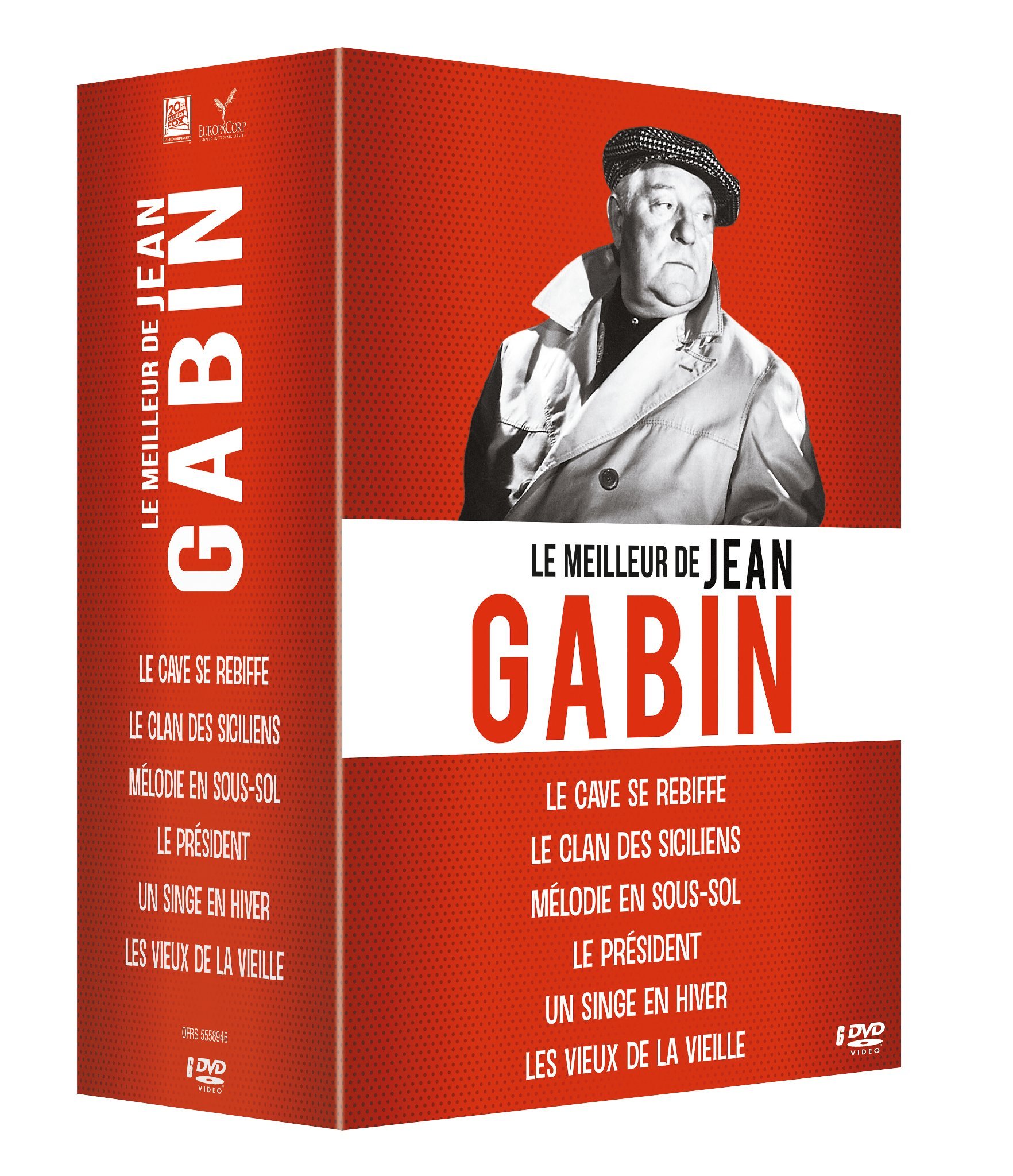 Jean Gabin - Coffret 6 films