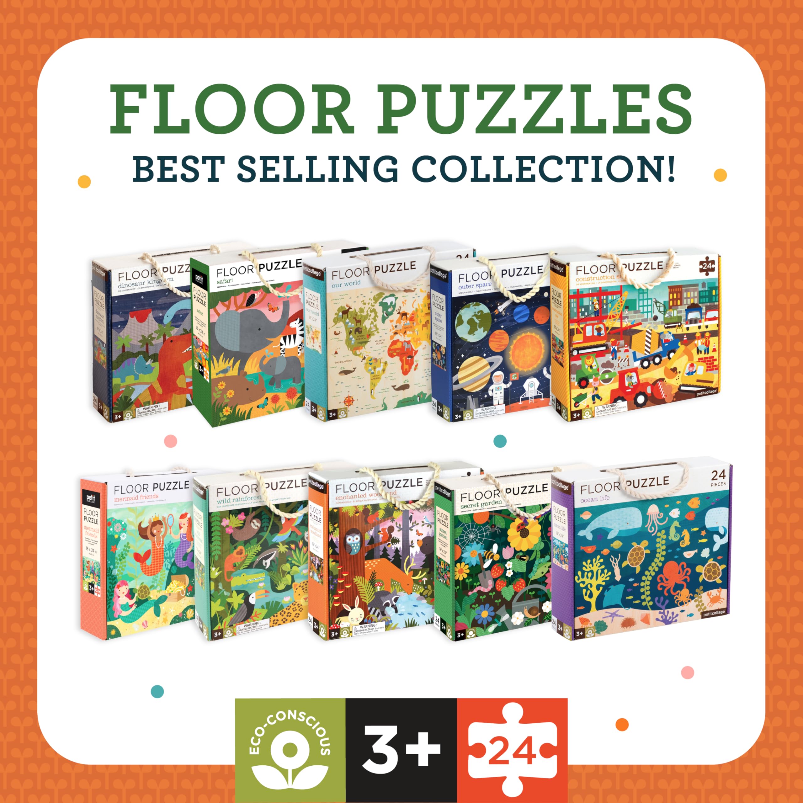 Secret Garden Floor Puzzle, PTC254
