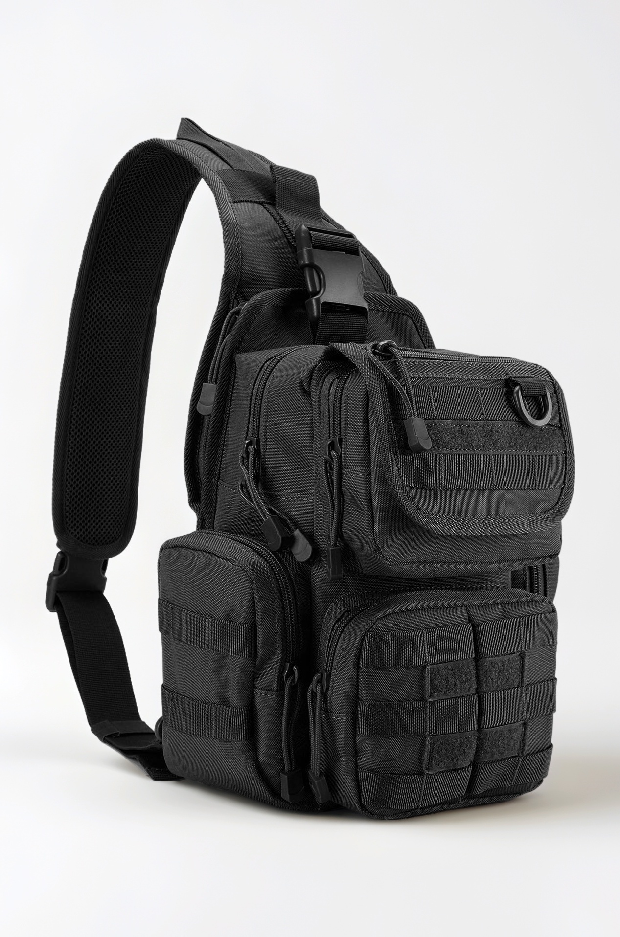 G4Free Tactical EDC Sling Bag Pack with Adjustable Holster Sling Shoulder Assault Range Backpack