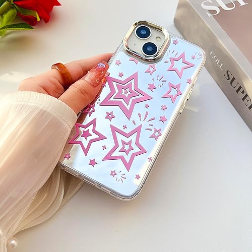 Miniatura 5 de Pink Star Y2K - Funda para iPhone 14 Pro Max, diseño bonito y moderno con diseño de estrella para iPhone 14 Pro Max