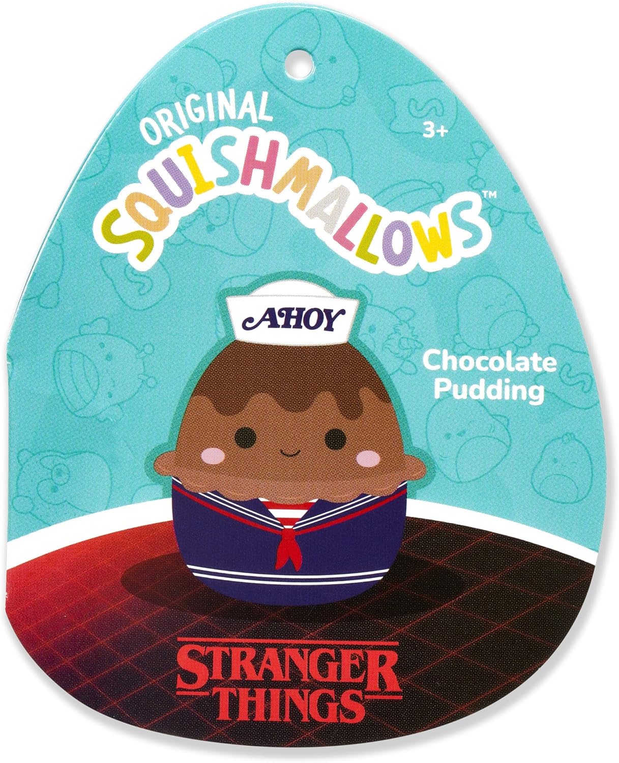 Squishmallows Original “Stranger Things” 3.5-Inch Chocolate Pudding + USS Butterscotch 2-Pack - Official Jazwares Plush (Clips)