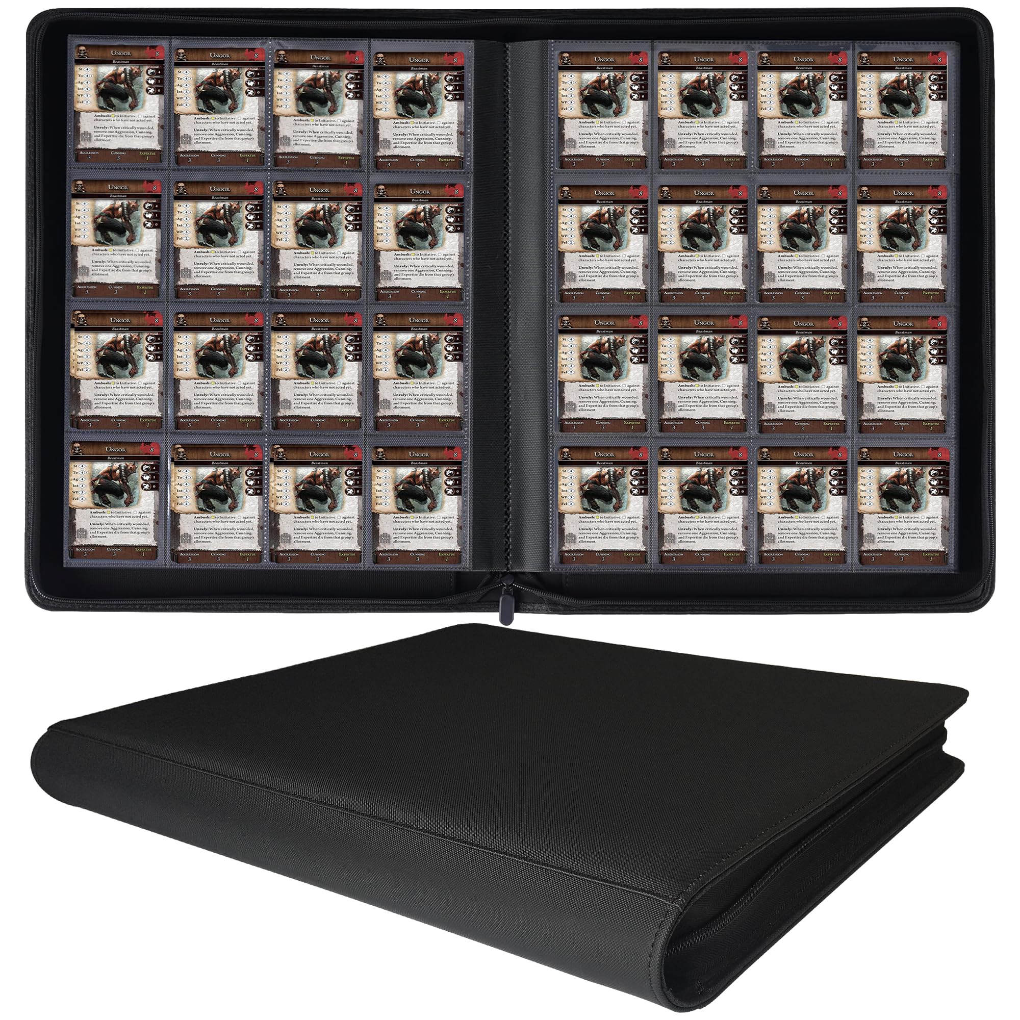 Premium1024 Pockets card guard binder for pokemon cards,16-Pocket penny sleeves,card sleeves storage album,top Side Loaders trading card binder for TCG,photocard holder for magic the gathering