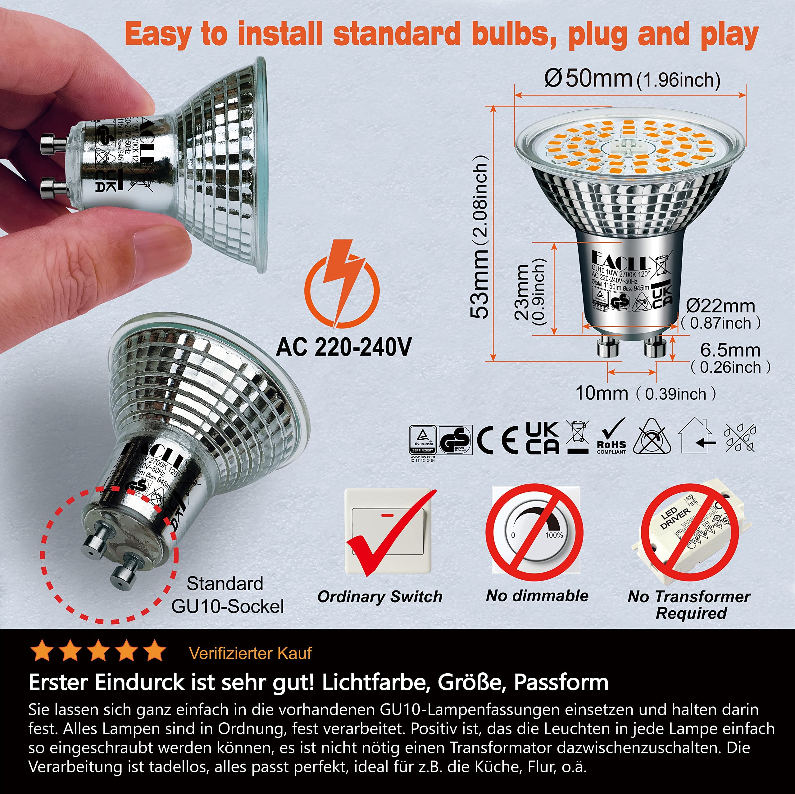 Applique Da Esterno A LED 10W 4000K Sovil Bianco - Foto 9