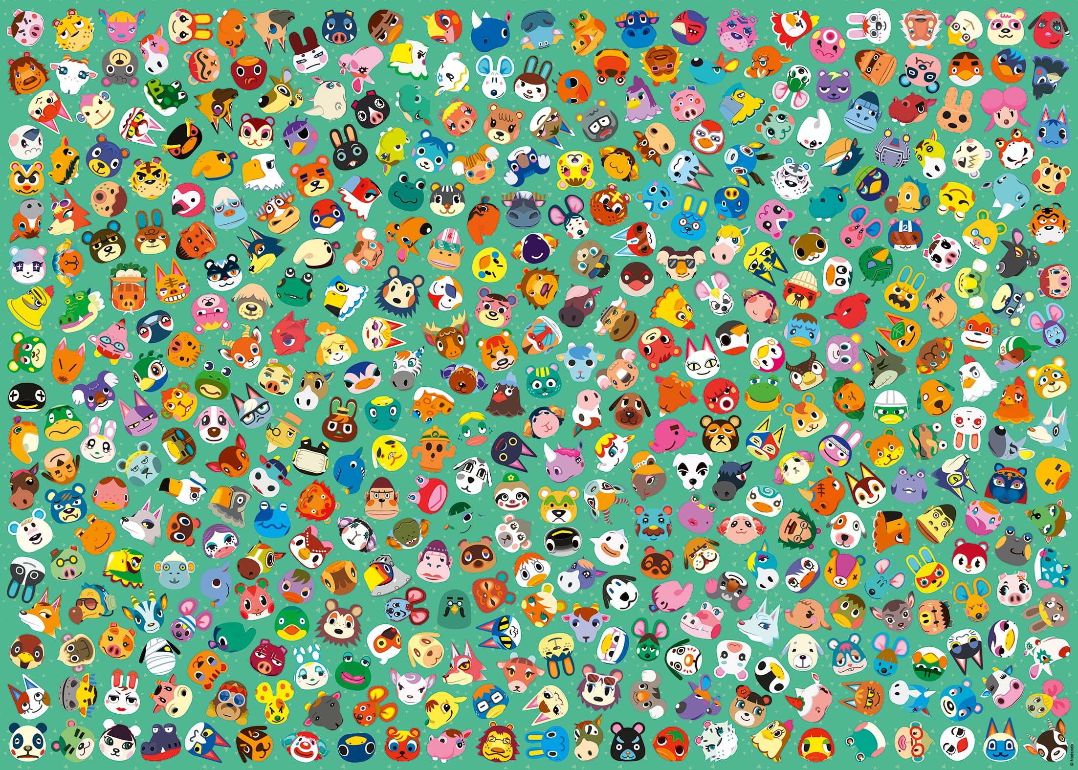 Ravensburger Women's Animal Crossing Challenge 1000 Piece Jigsaw Puzzle