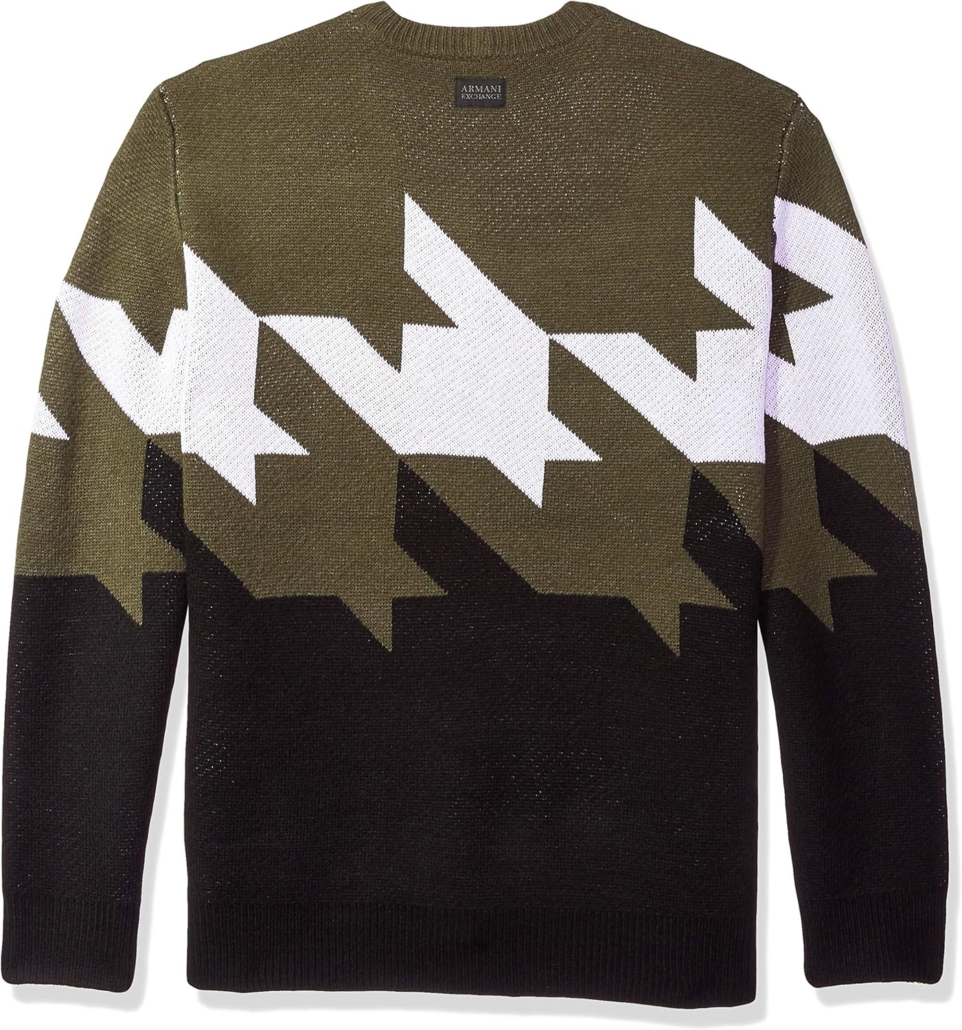 Armani Exchange Men's Zoom Houndstooth Sweater