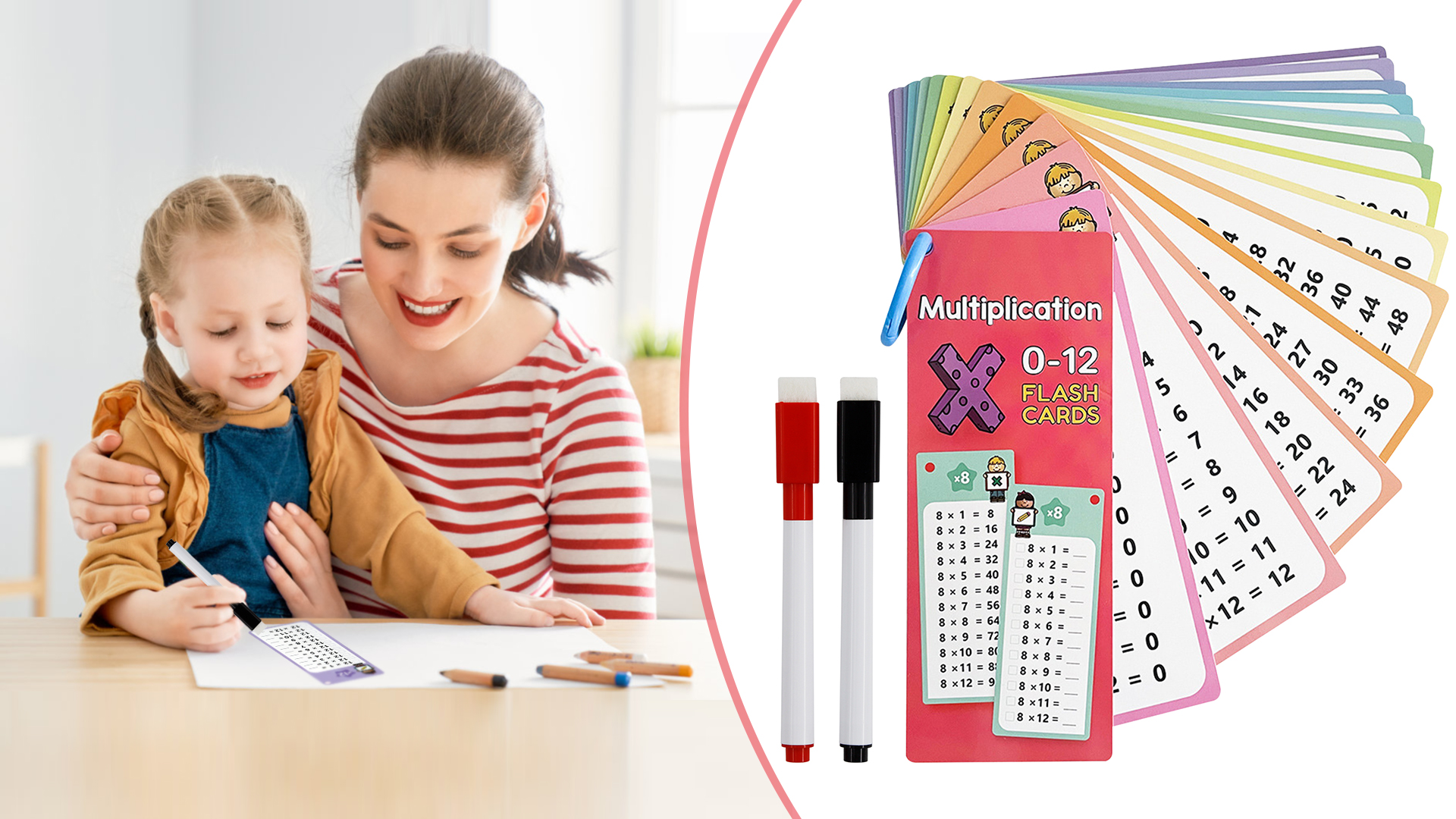 Cartes flash mathématiques, kit d'apprentissage des mathématiques, cartes flash éducatives avec planche, 332 cartes pour addition, soustraction, multiplication et division, silicone bleu, 6 à 12 ans Cartes flash mathématiques, kit d'apprentissage des mathématiques, cartes flash éducatives avec planche, 332 cartes pour addition, soustraction, multiplication et division, silicone bleu, 6 à 12 ans