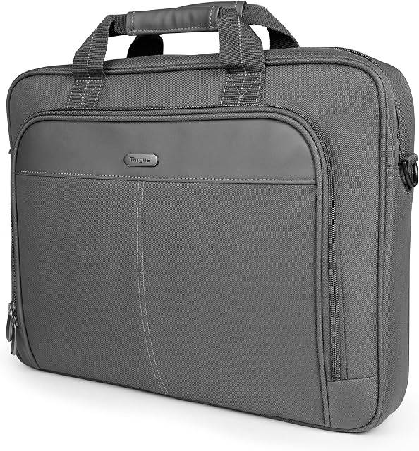 Targus unisex-adult Slim Briefcase With Crossbody Shoulder BagTargus 16" Classic Topload - Notebook Carrying Case