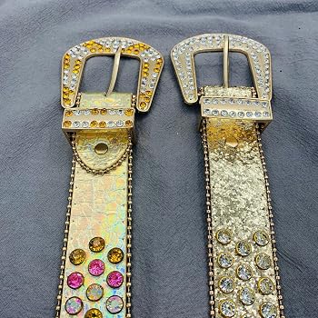 ZHENZQ Rhinestones Belt For Men Women Western Cowgirl  display picture 2