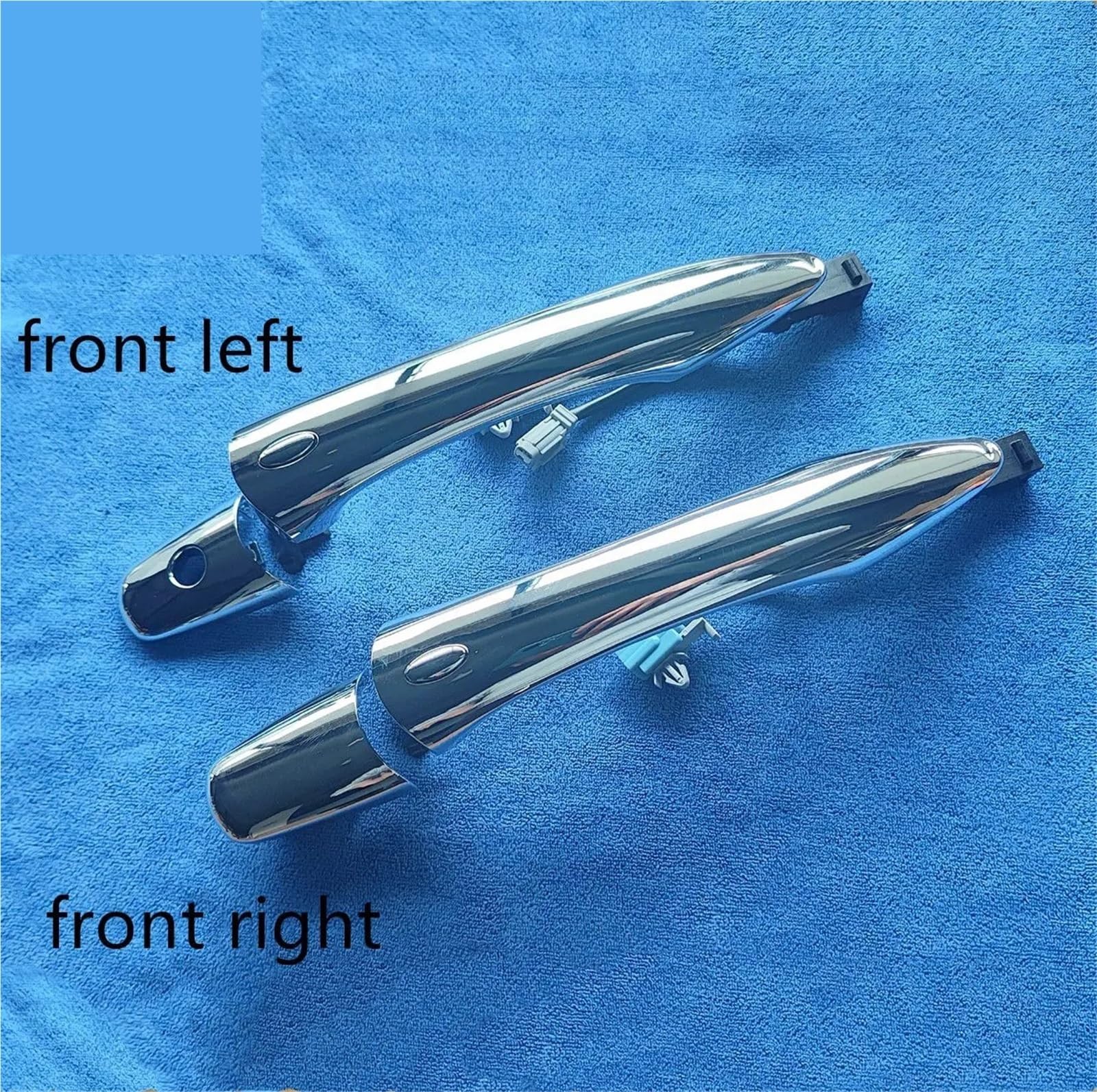 Zewnętrzna klamka do drzwi samochodowych pasująca do modeli Infiniti FX30 FX35 FX37 2009-2013 QX50, QX60, QX80, EX35, QX70, 80640-3JA0B, 80640-1BA0A(Front Right)