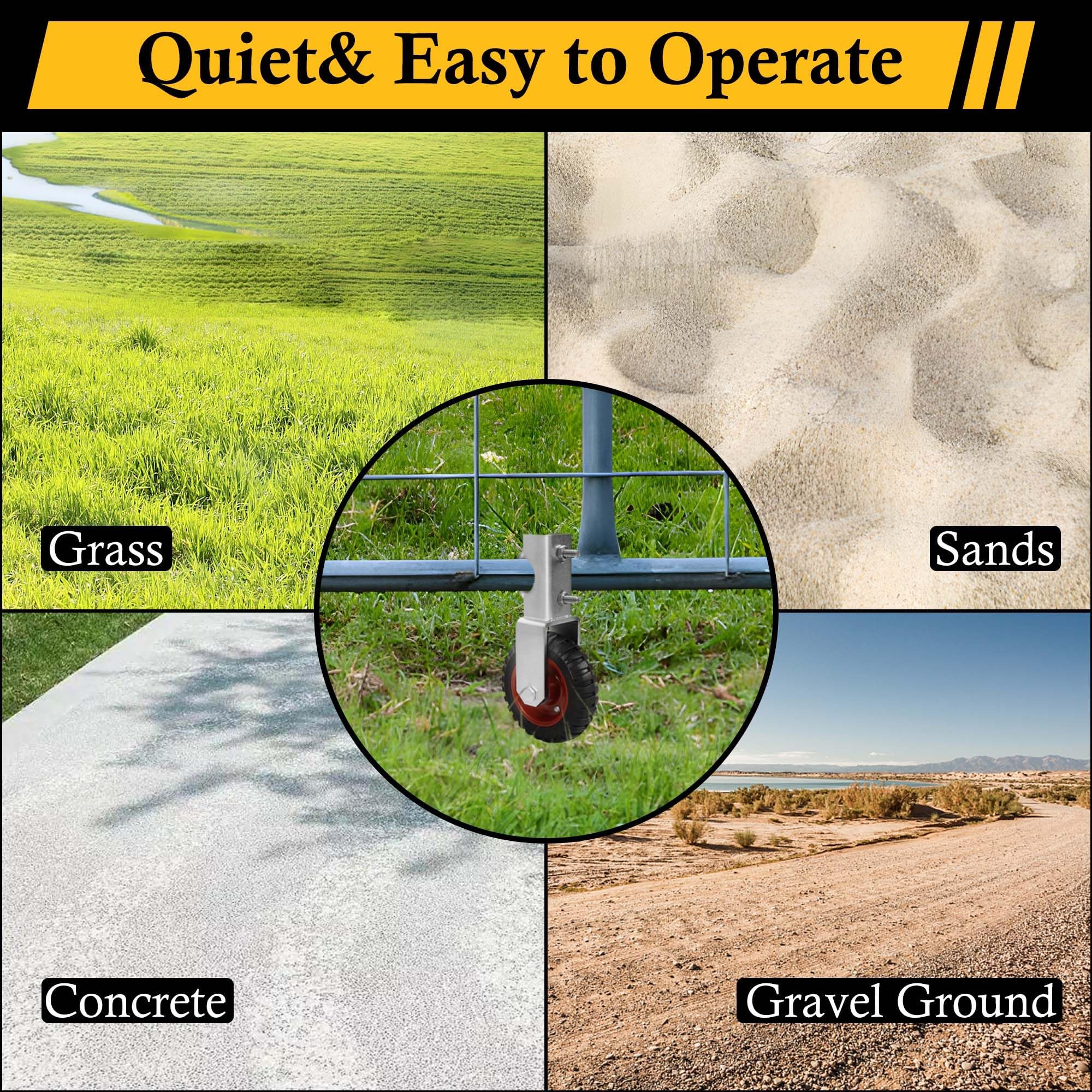 Gate Wheels - Eliminate Dragging & Sagging -6