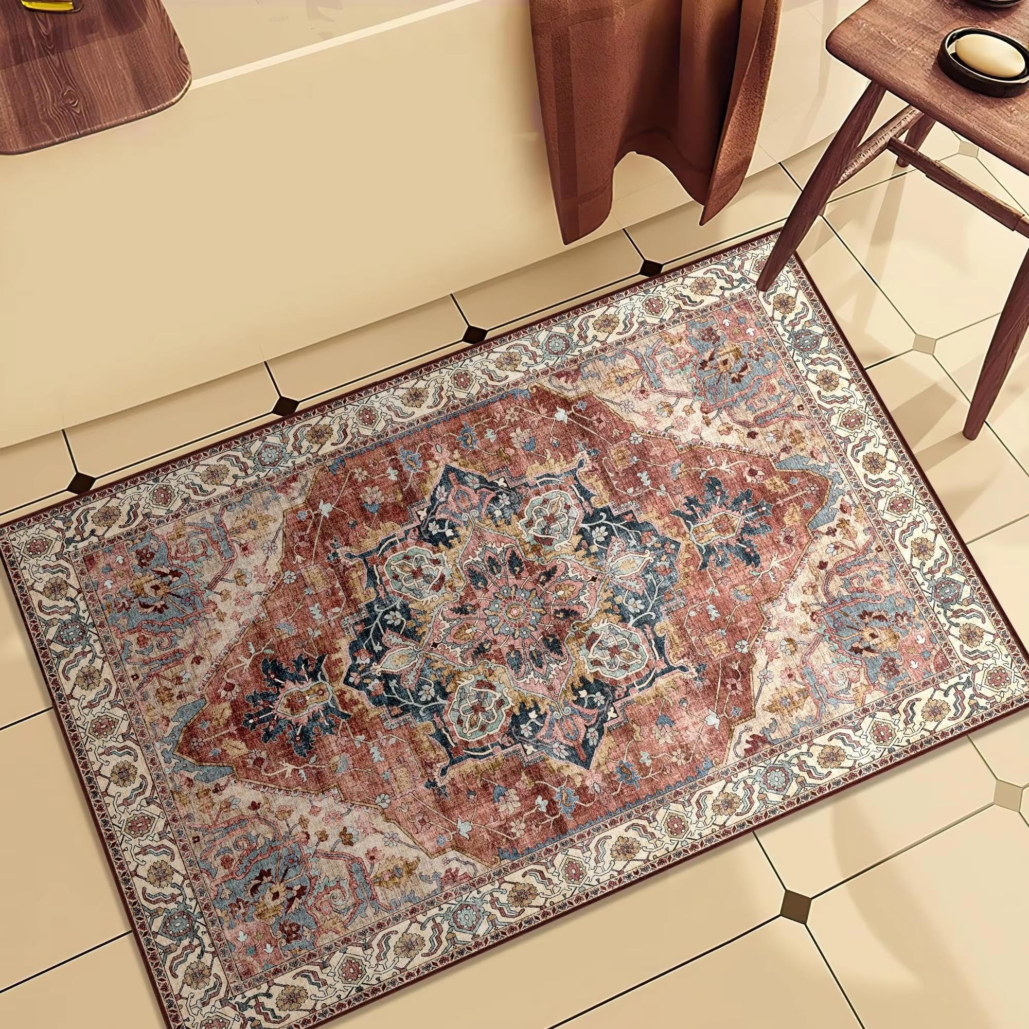 Tapis de porte d'entrée intérieur et extérieur abrité 160x200cm pour studio photo