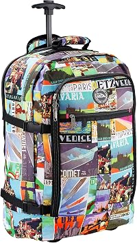 Cabin Max Maleta con Ruedas, Ligera del Mundo, Convertible en Mochila –  Equipaje con Ruedas de 44 litros y 1,7 kilogramos de Peso (Photo Postcards)  : Amazon.es: Equipaje