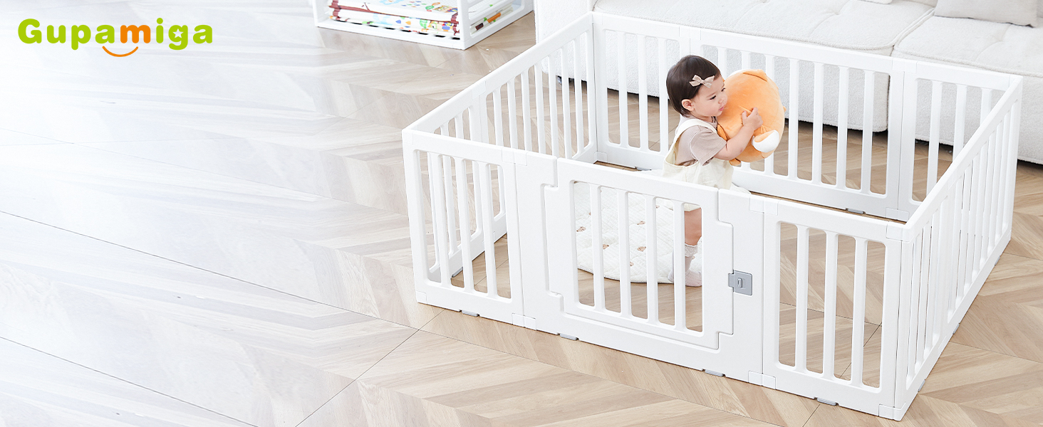 Box Per Bambini Gupamiga Con 14 Pannelli - Recinzione Sicurezza Per Interni Ed Esterni - Foto 12